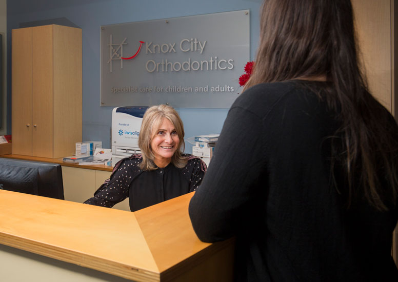 The treatment process at
Knox City Orthodontics